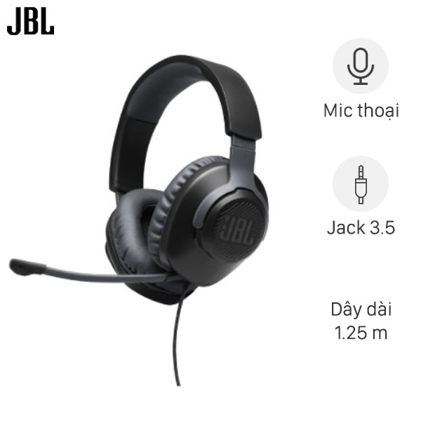 Tai nghe Over-ear Gaming JBL QUANTUM 100 
