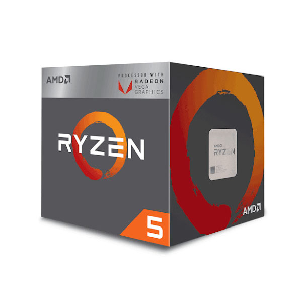 CPU AMD Ryzen 5 2400G (4C/8T, 3.6 GHz - 3.9 GHz, 4MB) - AM4