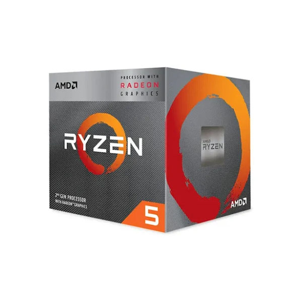 CPU AMD Ryzen 5 3400G (4C/8T, 3.7 GHz - 4.2 GHz, 4MB) - AM4