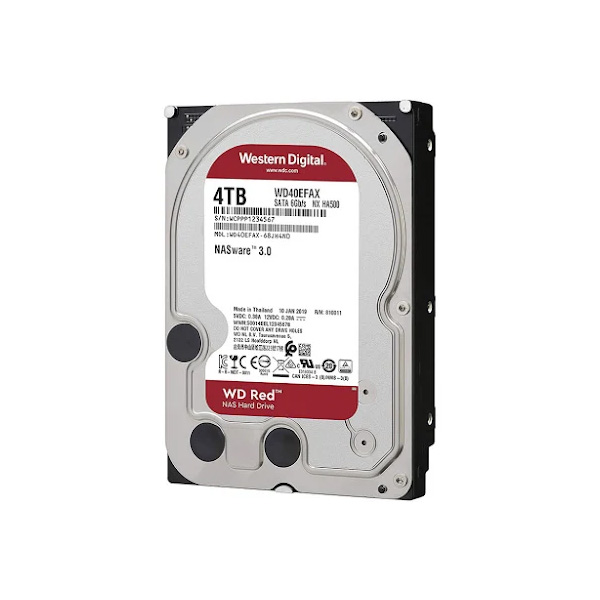ổ cứng HDD NAS WD Red 4TB Sata3 5400rpm (WD40EFAX)